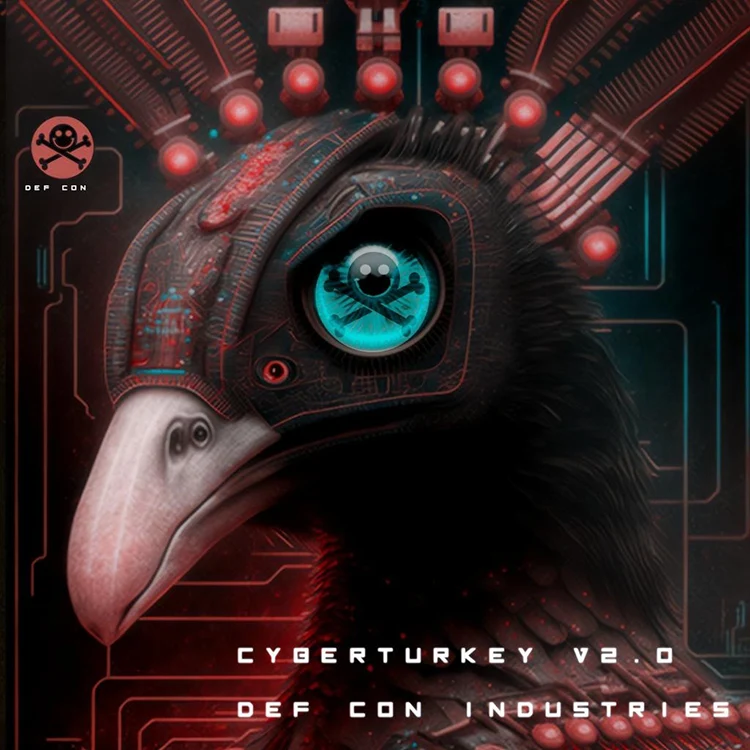 DEF CON Cyber turkey artwork